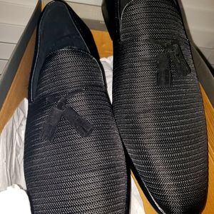Size 13 wide with black men's dress shoes